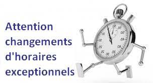 changement exceptionnel